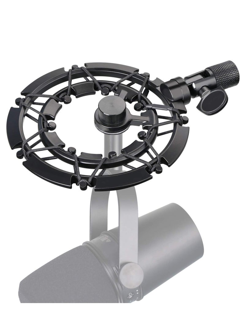MV7 Shock Mount, Reduces Vibration Noise, Professional Shockmount, Matching Mic Boom Arm Stand, Compact Design, Boom Arm Capability, More Streamlined Design Compatible for Shure MV7 Mic - Image 1