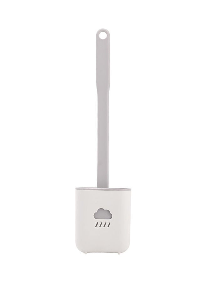 NIBEMINENT Toilet Brush Wall-Mounted White - Image 1
