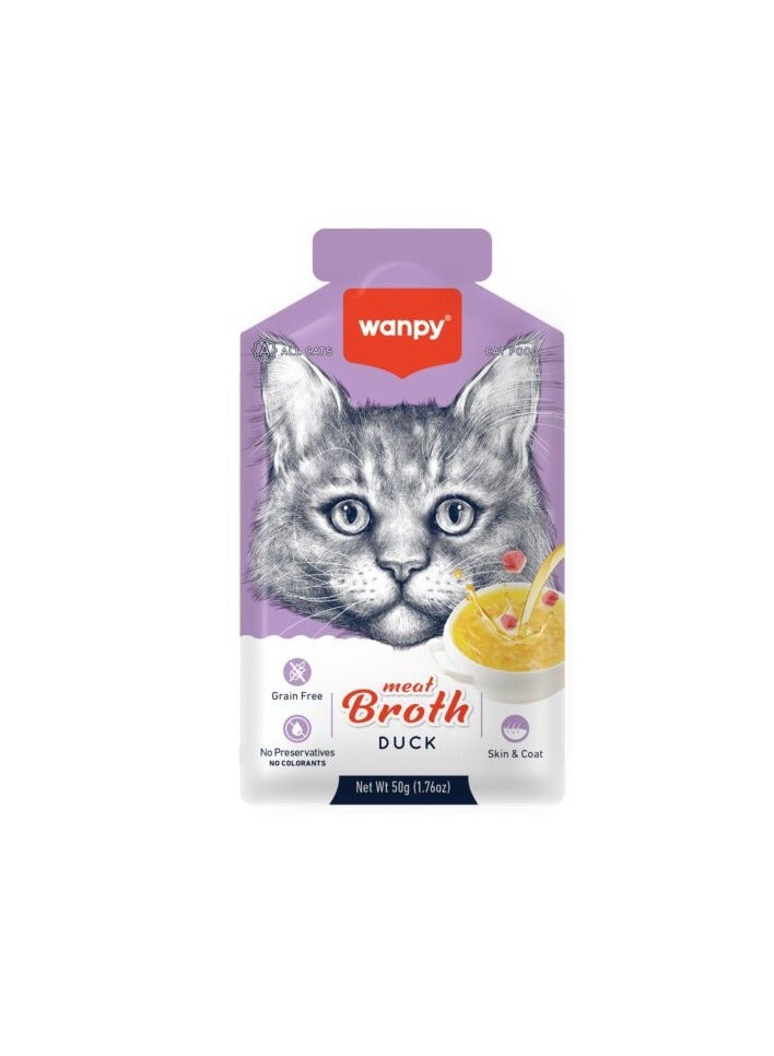 Wanpy Meat Broth Duck for Cats (50gm)