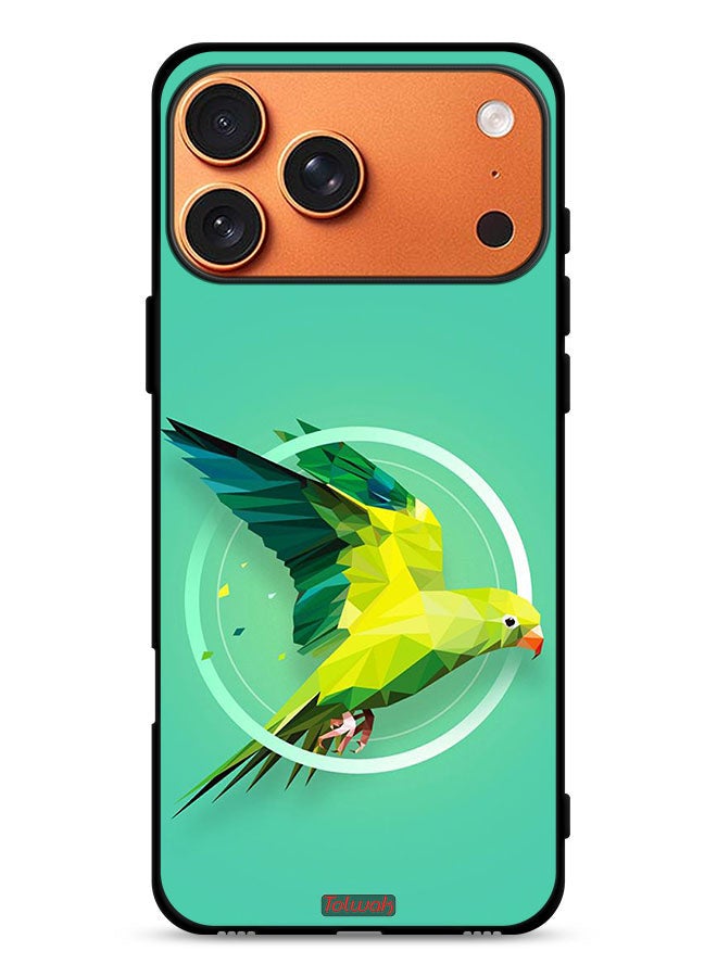 Tolwak Apple iPhone 17 Pro Max Protective Case Cover Parrot Abstract Art - Image 1