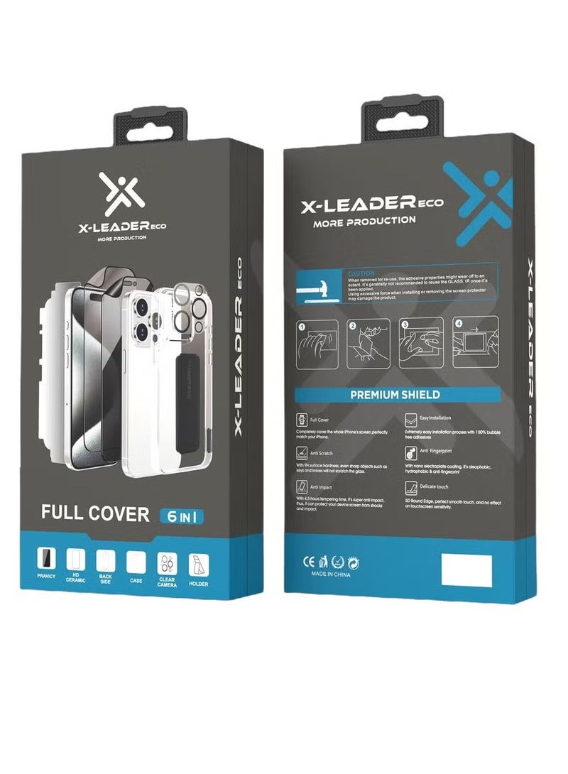 x-leader باقة حماية كاملة 6 في 1 من X-LEADER للأجهزة الحديثة iPhone 16 Pro - Image 1