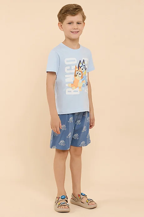أر أند بي Bluey Print Shorts Pyjama Set