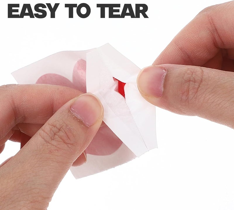 50pcs Heart-Shaped Adhesive Bandages 52x42mm Disposable Self-Adhesive Wound Patches Breathable Portable for First Aid and Wound Care - Image 4