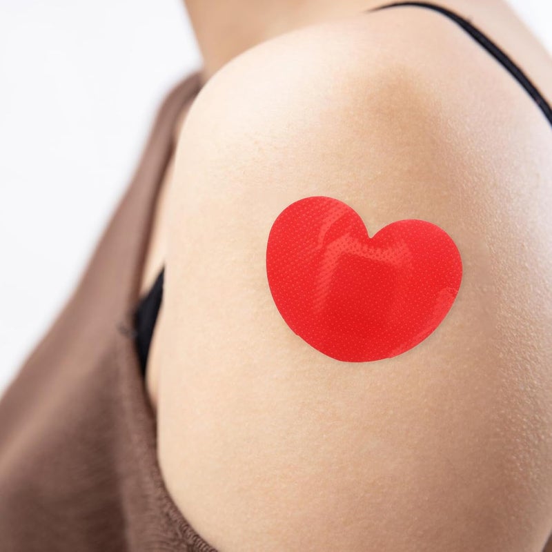 50pcs Heart-Shaped Adhesive Bandages 52x42mm Disposable Self-Adhesive Wound Patches Breathable Portable for First Aid and Wound Care - Image 5