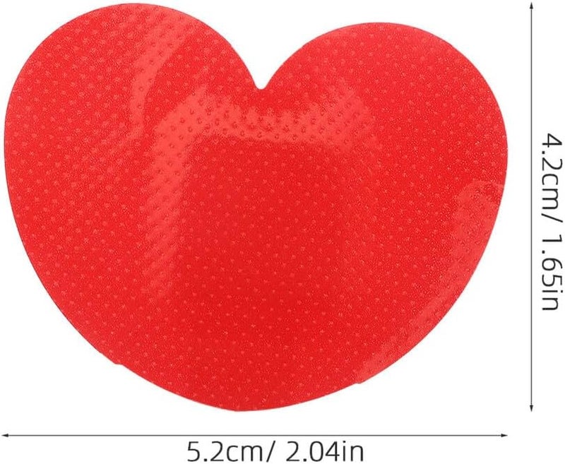 50pcs Heart-Shaped Adhesive Bandages 52x42mm Disposable Self-Adhesive Wound Patches Breathable Portable for First Aid and Wound Care - Image 2