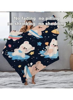 General Baby and children's cartoon flannel thin blanket (warm and comfortable, suitable for sleep, game use) 70cm*100cm - 783  - Image 3