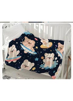 General Baby and children's cartoon flannel thin blanket (warm and comfortable, suitable for sleep, game use) 70cm*100cm - 783  - Image 2
