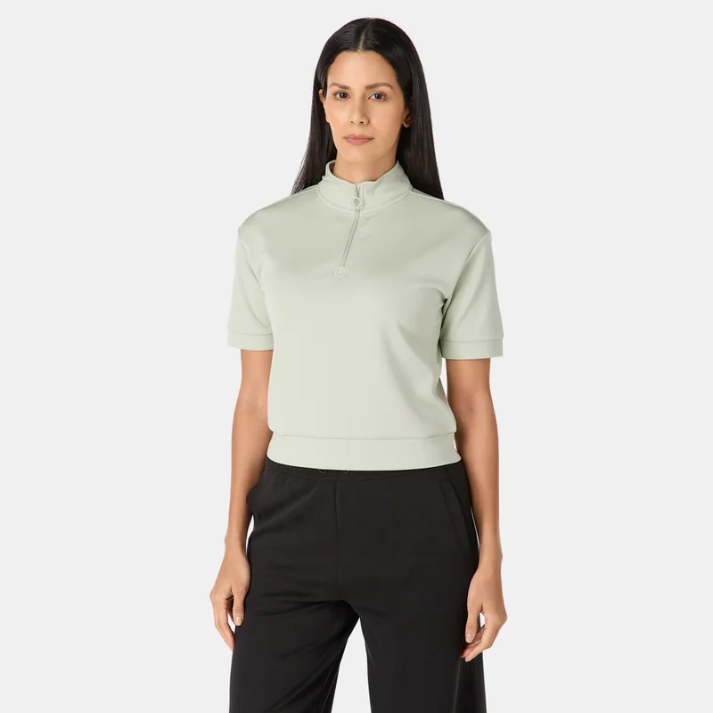 Sun and Sand Sports Women's Modal 1/4-Zip T-Shirt