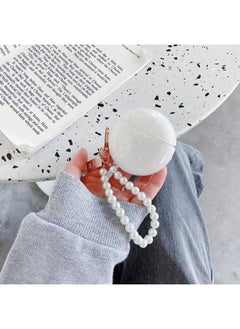 Applicable For HuaweiFreebuds Pro Earphone Case Creative Shell Pattern Soft Case 3/4/6i Wireless Bluetooth Pendant-Color:Shell Pattern + Bracelet-white-Model:For HuaweiFreebuds 3 (protective Case)