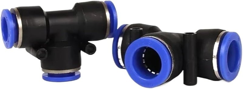 مشابك الضغط للتوصيل 50 قطعة موصل سريع للخرطوم الهوائي والمائي مقاس 4 مم إلى 12 مم حجم PE 12 - Image 1