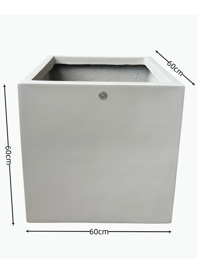 The Green Forest - Fiberglass Planter Durable and Lightweight with Drainage Hole - Image 1