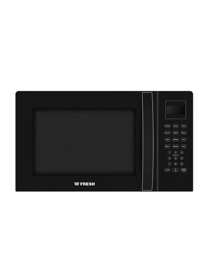 Fresh Fresh Solo Microwave, 42 Liter, 1000 Watt, Digital Display, Black, FMW42KCBW