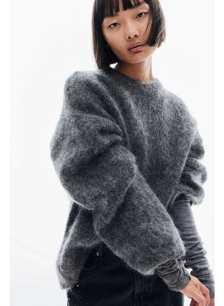 اتش اند ام Oversized Mohair-Blend Jumper