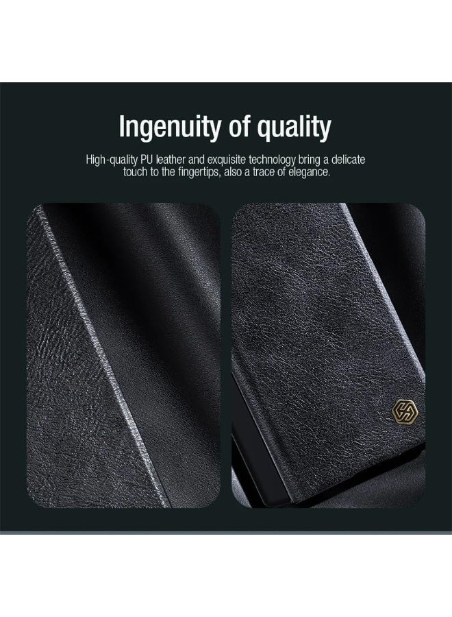 general Case Compatible with Samsung Galaxy Z Fold 6 5G 2024, PU Leather Case with Slide Camera Cover, Lens Privacy Protection with Pen Slot for Samsung Galaxy Z Fold6 - Image 3