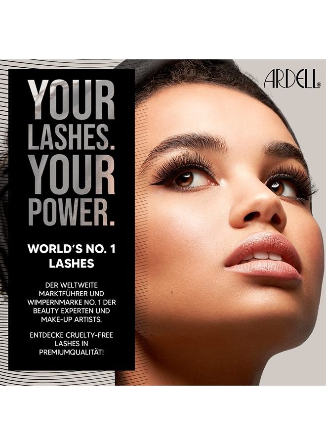 ARDELL False Eyelashes Multipack Knot-Free Individuals Medium Black, 1-Pack - Image 3