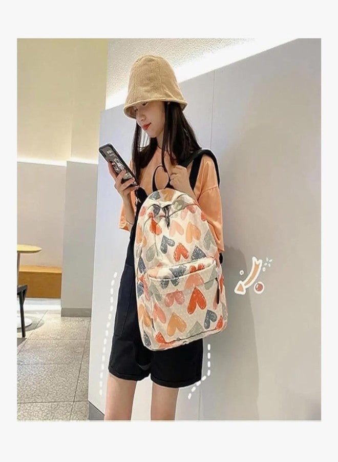 caryvo - Lightweight Collage bag for girls Multi-Color Bag Medium size Backpack - Image 5