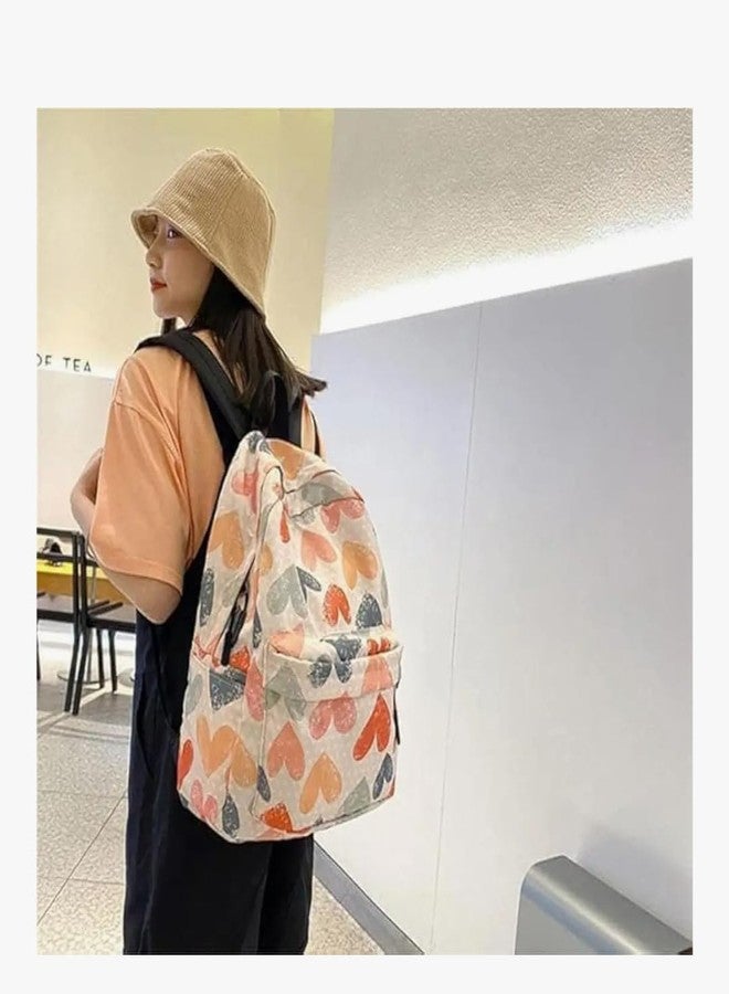 caryvo - Lightweight Collage bag for girls Multi-Color Bag Medium size Backpack - Image 4