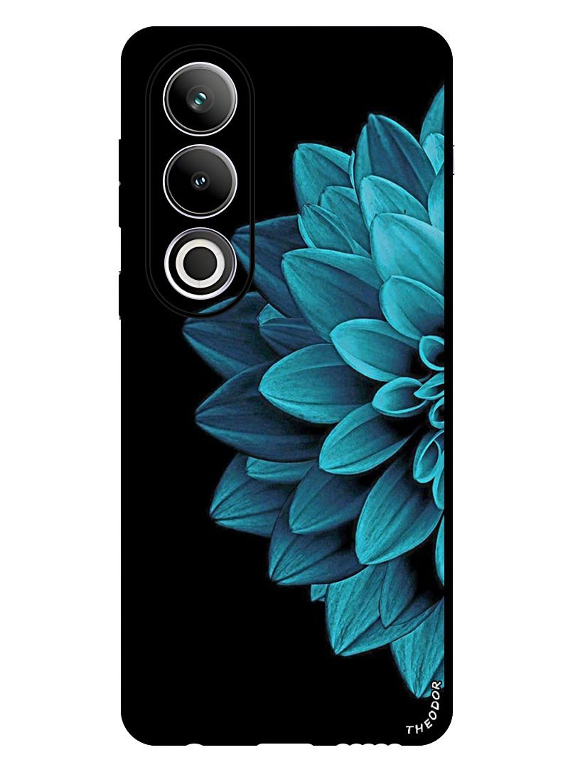Theodor Protective Case Anti Scratch Shock Proof Bumper Cover For OnePlus Ace 3V Blue Flower - Image 1