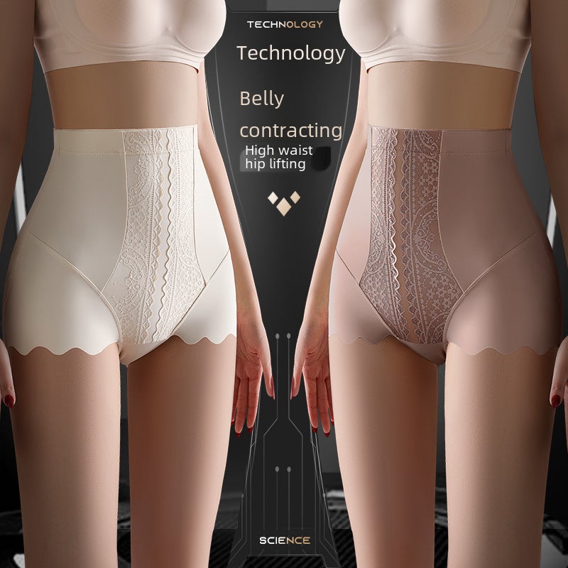 High-Waist Tummy-Control Shapewear Panties Coffee  - Image 3