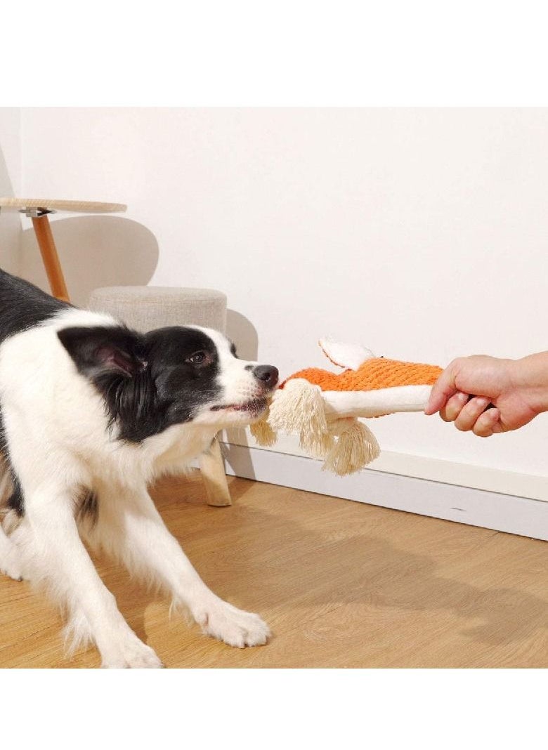 Arabest Dog Plush Sounding Toy Teething & Bite Resistant Interactive Pet Dog Toy  - Image 2