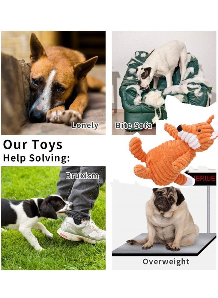 Arabest Dog Plush Sounding Toy Teething & Bite Resistant Interactive Pet Dog Toy  - Image 4