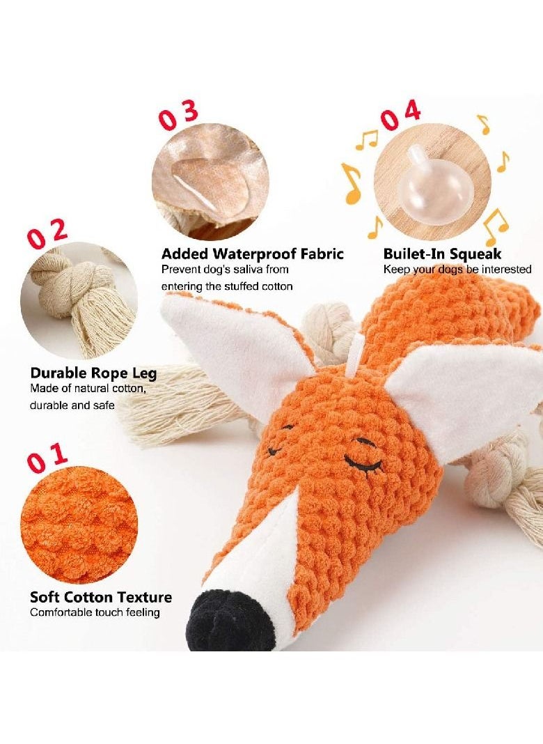 Arabest Dog Plush Sounding Toy Teething & Bite Resistant Interactive Pet Dog Toy  - Image 3