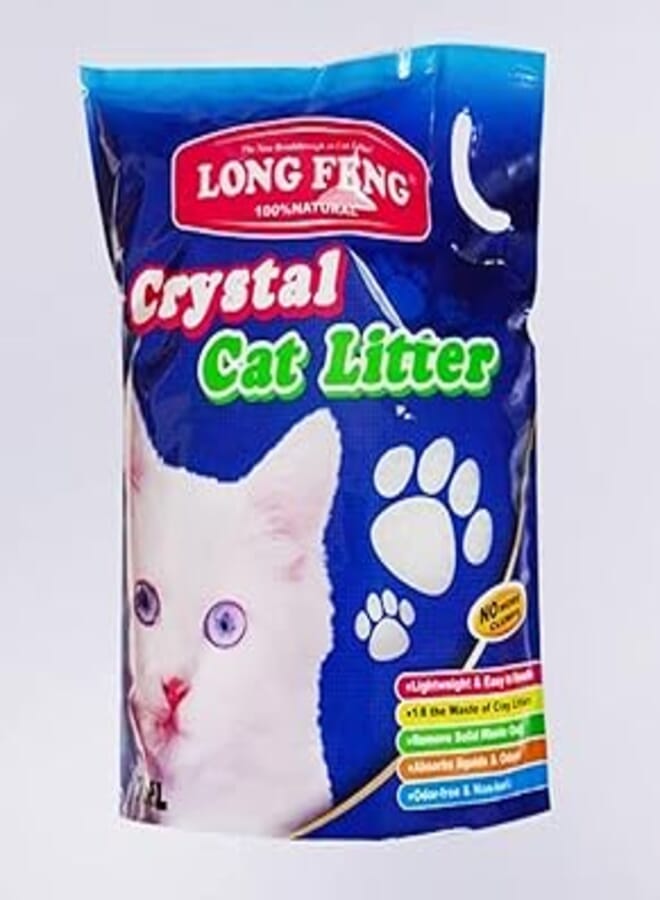 Long Feng Silica Jel Crystal Cat Litter - 3.6L