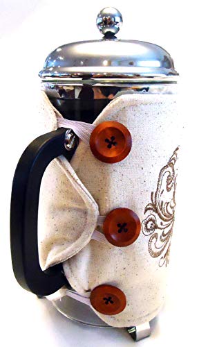 Integrity Designs Scandinavian Rosemaling Embroidered French Press Cozy - Image 4