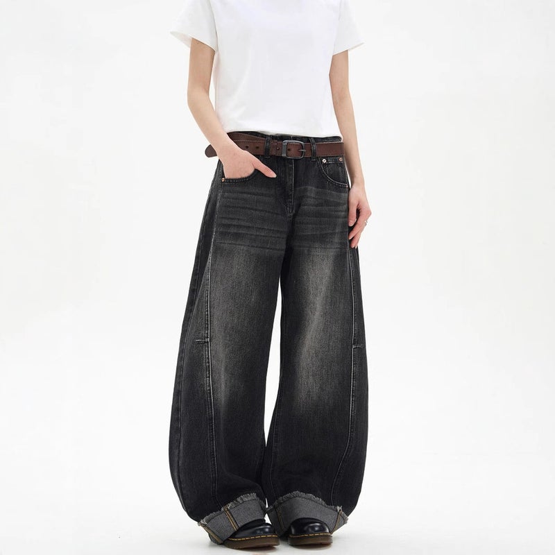 Unisex Casual Daily Denim Jeans - Image 1