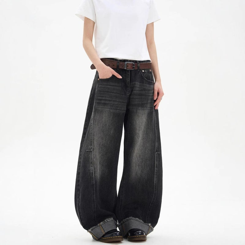 Unisex Casual Daily Denim Jeans - Image 4