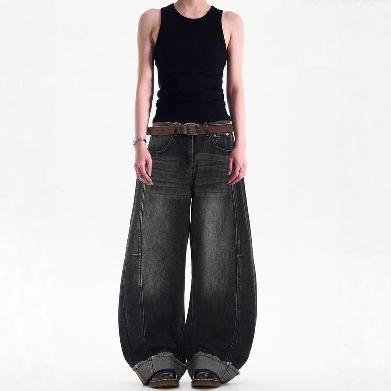 Unisex Casual Daily Denim Jeans - Image 2