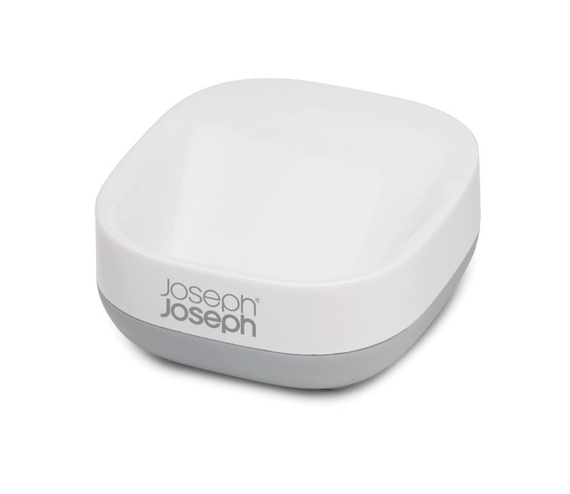 Joseph Joseph Plastic 70511 Slim Compact Soap Dish With Drain, Gray - Image 1