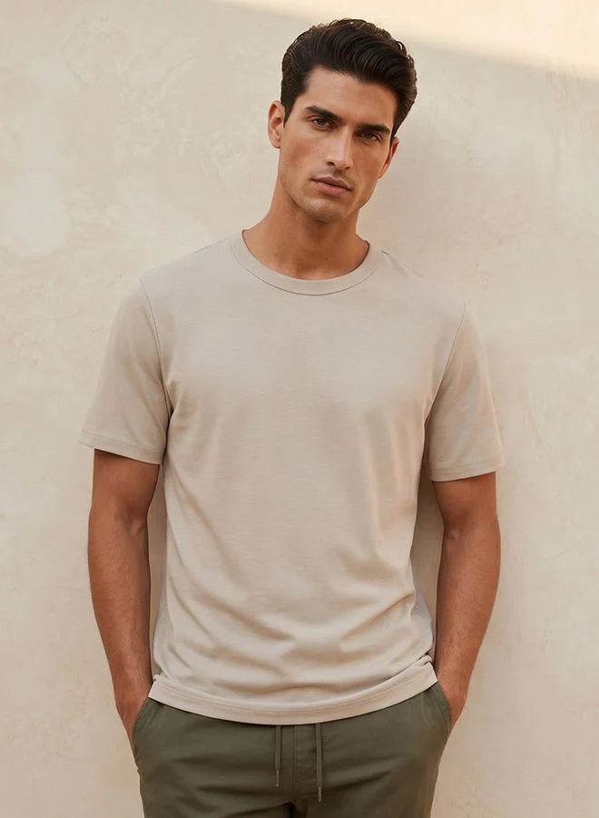 Splash FAV Men Relaxed Fit Crew Neck Short Sleeves T-shirt