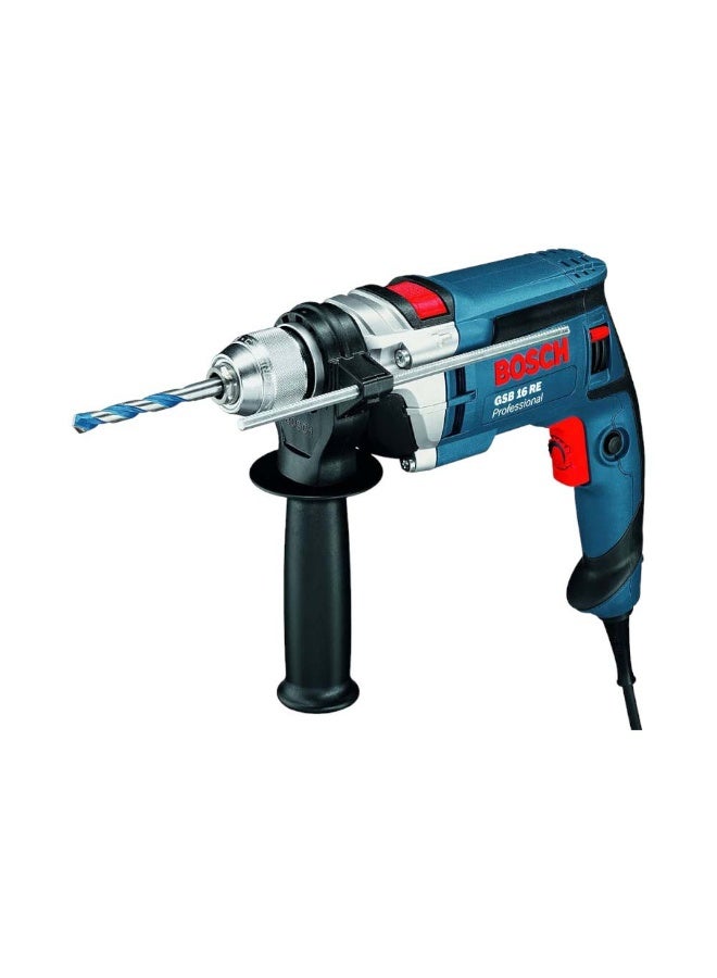 بوش GSB 16 RE Professional Corded Impact Drill, 06012281L1 (750 W) + Accessory Set - Image 1