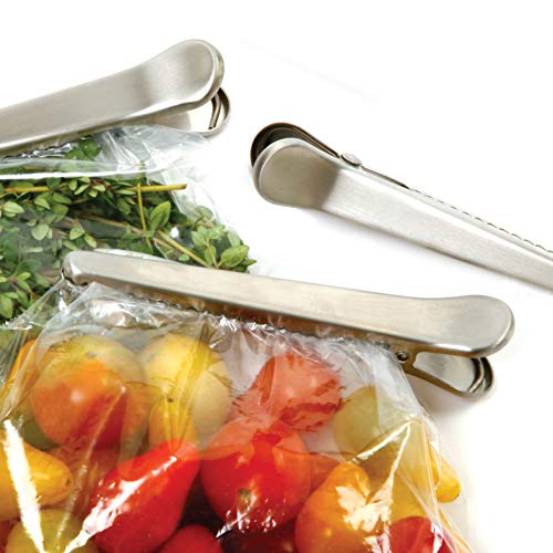 Norpro 163 Stainless Steel Jaw Clips, Set of 3, 3 Piece, Silver - Image 3