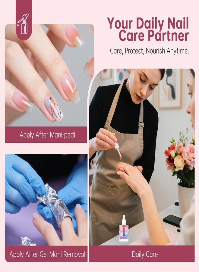 MAGIC ARMOR Cuticle Oil for Nails 15ml（0.5Fl.oz）- Nail Strengthener with Vitamin E, D-Panthenol & Centella - Nail Oil for Growth and Repair - Moisturizes Dry Cuticles, Softens Hangnails - Image 4