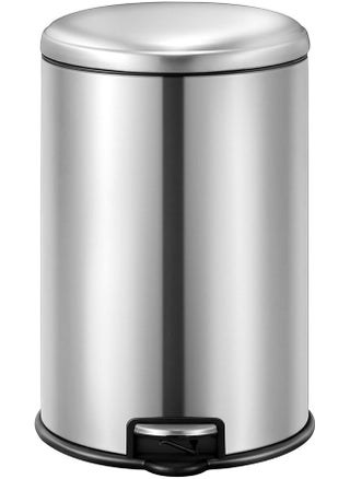 12L Pedal Bin Serene Silver Compact Step Round Bin With Soft Close Lid Fingerprint Resistant Finish Removable Inner Liner Bag Stabilizer - pzsku/Z50C730357CA849B821BDZ/45/_/1740916955/ff24e027-cc22-412e-bfdf-3bc39855a9f6