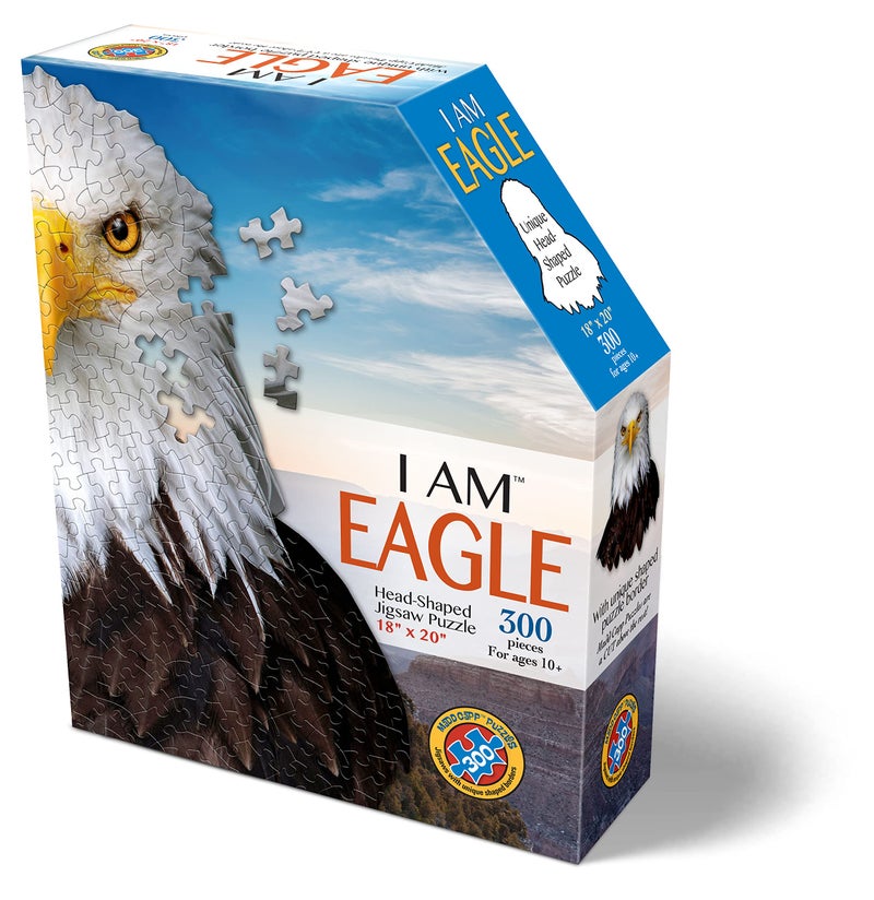 Madd Capp Puzzles - I AM Eagle - 300 Pieces - Animal Shaped Jigsaw Puzzle - Image 2