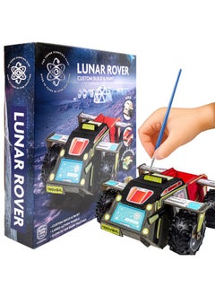 The Young Scientists Club Lunar Rover, Custom Build & Paint Models of NASA Space Explorers, Wooden 3D Puzzle, Science Kit, STEAM Craft Kits for Kids, Space Toys for Kids 8-10