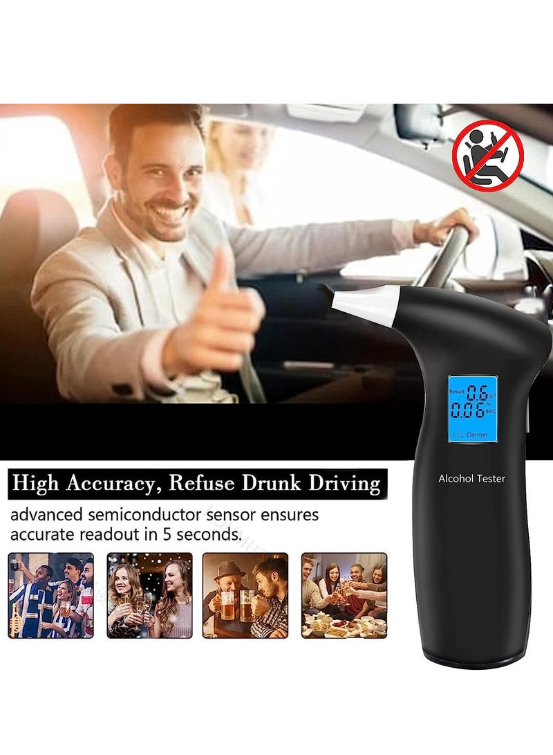 Breath Tester, Portable Digital Breathalyzer With LCD Screen - Image 4