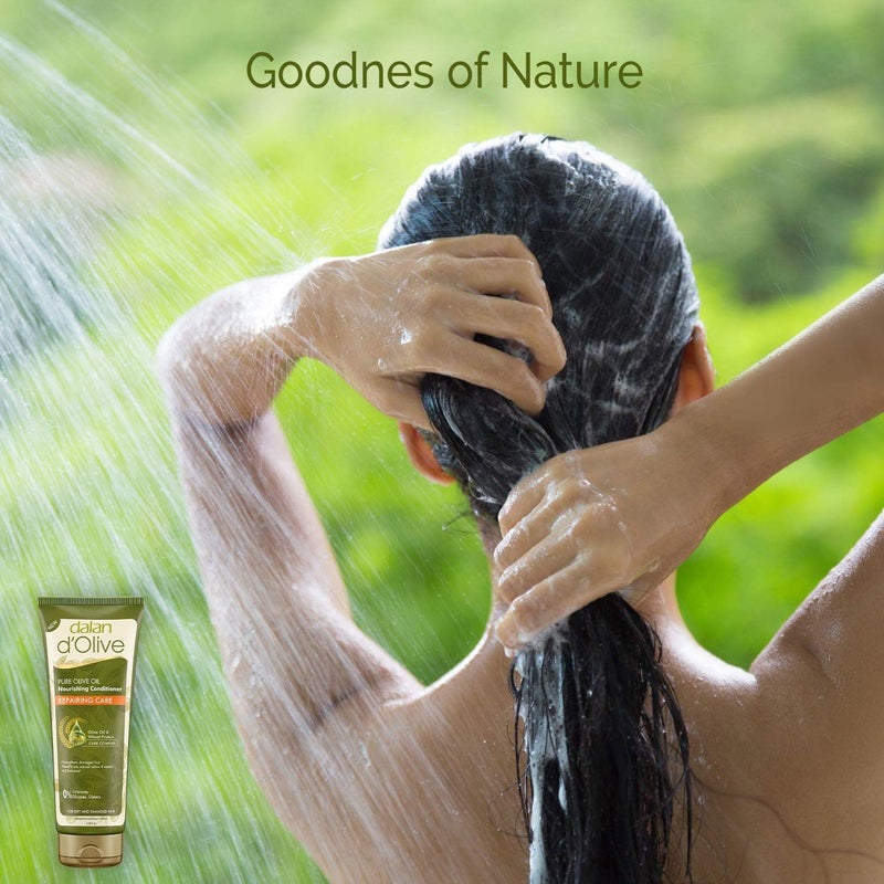 Dalan d'Olive Pure Olive Oil Nourishing Conditioner for Dry and Damaged Hair, 220 ml - Image 3