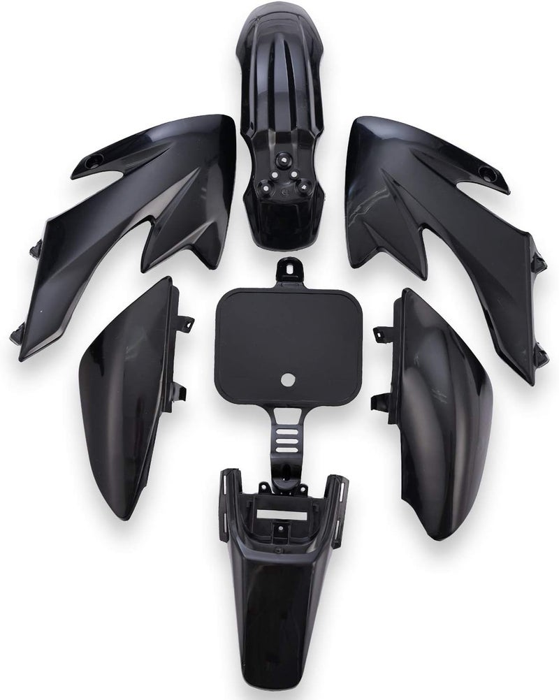 necaces Plastic Fender Fairing Kit Set,Plastic Body Fender Kit for XR50 CRF50 Chinese Mini Dirt Bikes - Image 1