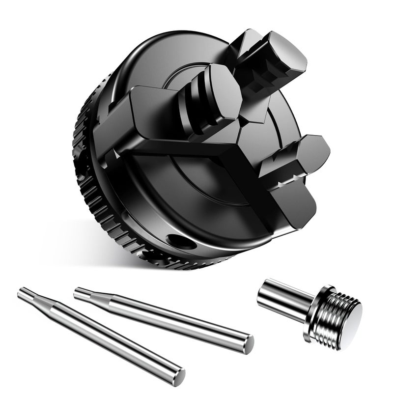 ArtyMaster 2 inch Mini 3Jaw Selfcenter woodworking chuck M18X15mm Thread and 04 inch connector Mini lathe Chuck - Image 2
