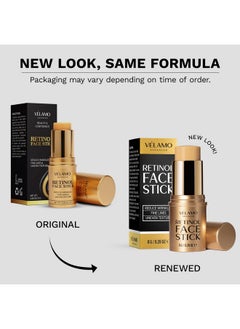 VELAMO ADVANCED Retinol Face Stick: Reduce Fine Lines Wrinkles And Uneven Texture - Retinol Cream Wrinkle Cream For Face Anti Wrinkle Cream Anti Aging Face Cream - 0.28 Oz/8G  - Image 2