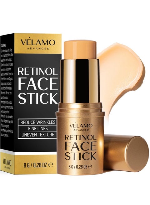 Retinol Face Stick: Reduce Fine Lines Wrinkles And Uneven Texture - Retinol Cream Wrinkle Cream For Face Anti Wrinkle Cream Anti Aging Face Cream - 0.28 Oz/8G