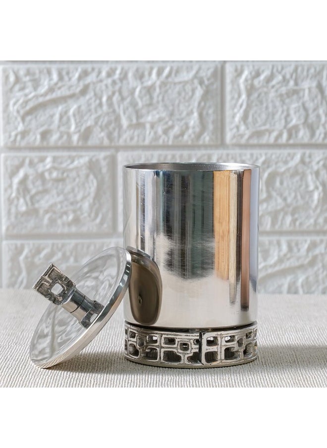 Avalon - Avalon Canister Stylish and Durable Storage Canister for Kitchen Pantry and Home Use Perfect for Storing Sugar Flour Spices and Other Essentials Elegant Design 10X10X16 Cm Nickel - Image 1