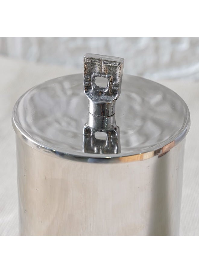 Avalon - Avalon Canister Stylish and Durable Storage Canister for Kitchen Pantry and Home Use Perfect for Storing Sugar Flour Spices and Other Essentials Elegant Design 10X10X16 Cm Nickel - Image 1