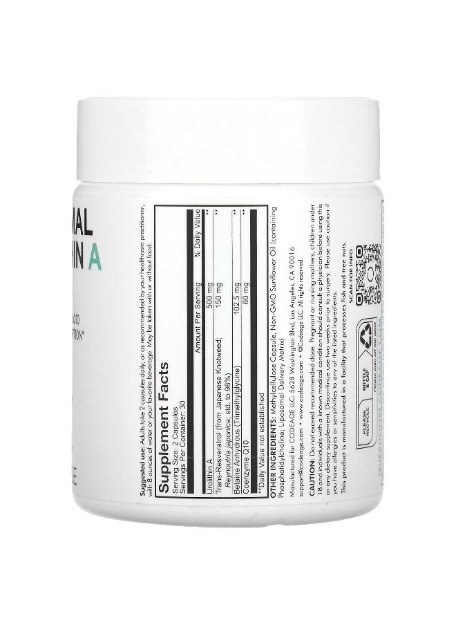 Codeage Codeage, Liposomal Urolithin A, Eternal, 60 Capsules  - Image 2