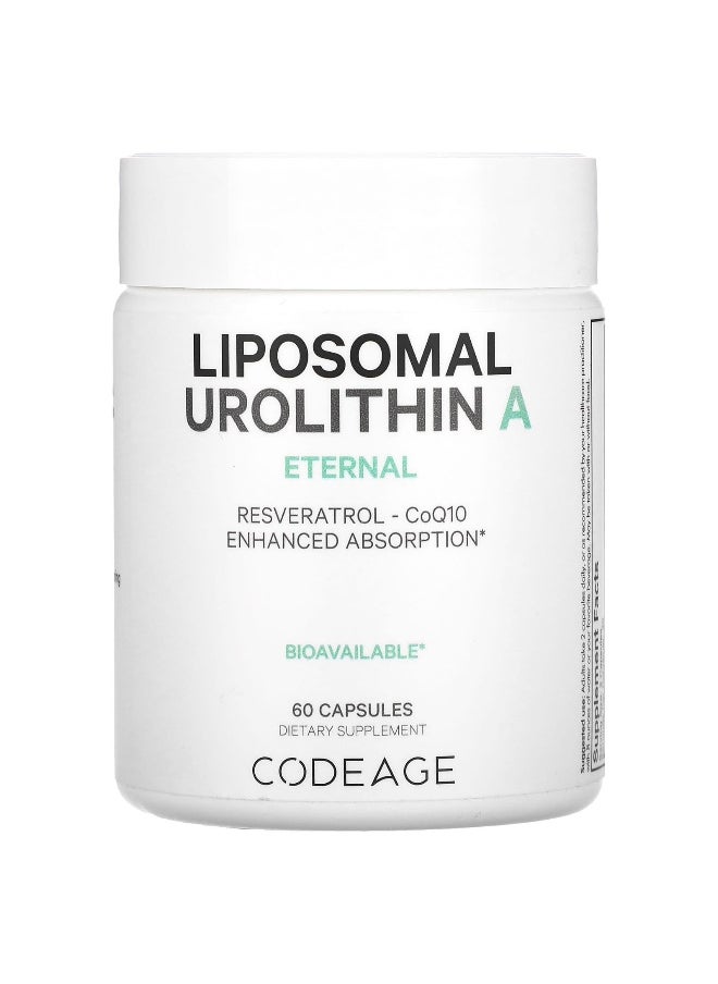 Codeage Codeage, Liposomal Urolithin A, Eternal, 60 Capsules  - Image 1