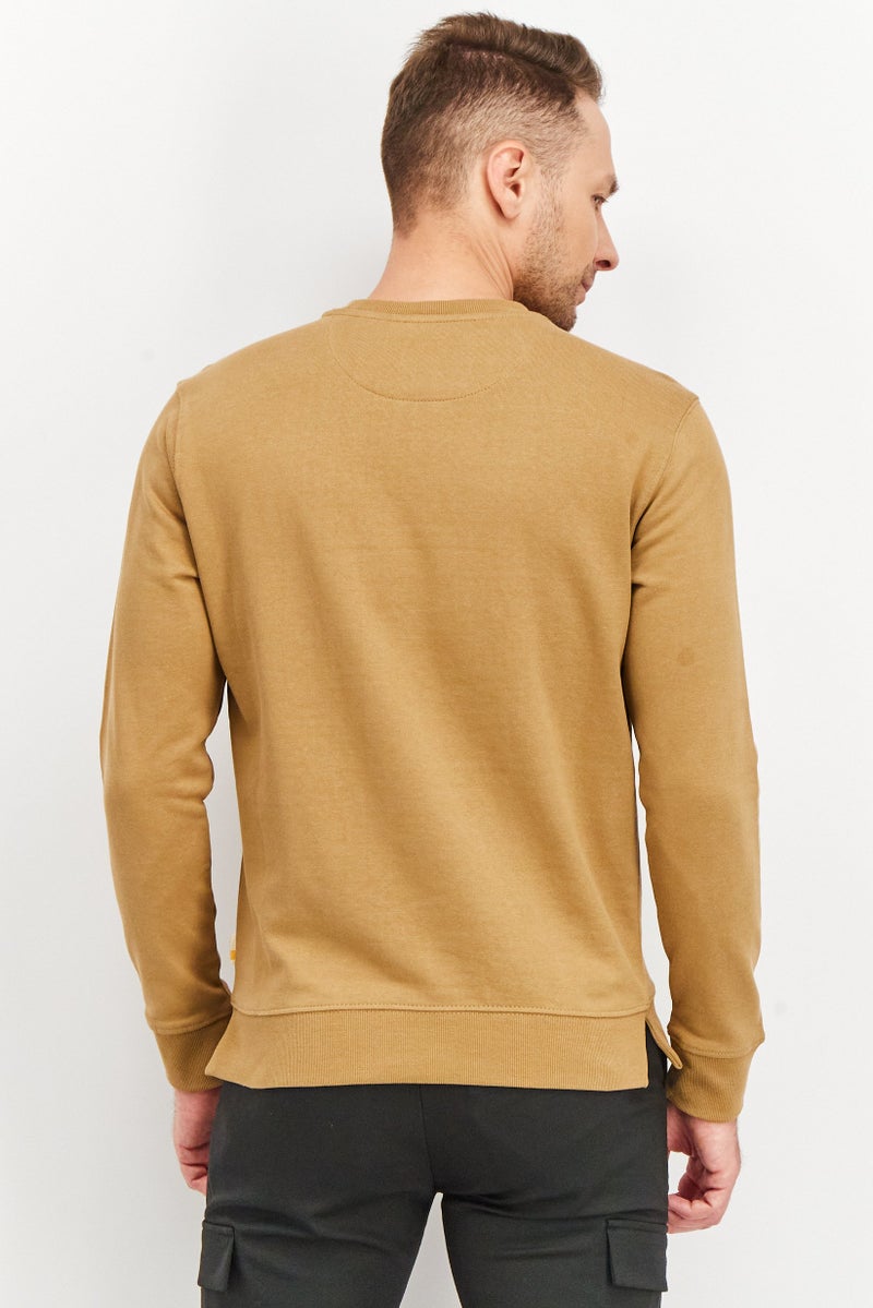 Gazzarrini Men Crew Neck Long Sleeve Graphic Print Sweatshirt, Brown - Image 2